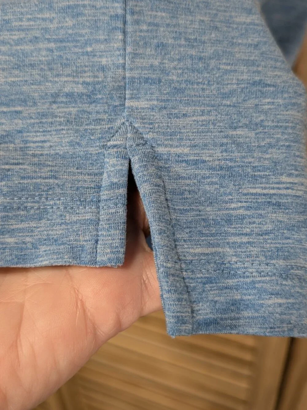 J. Crew Light Blue Performance Polo Shirt Size Medium